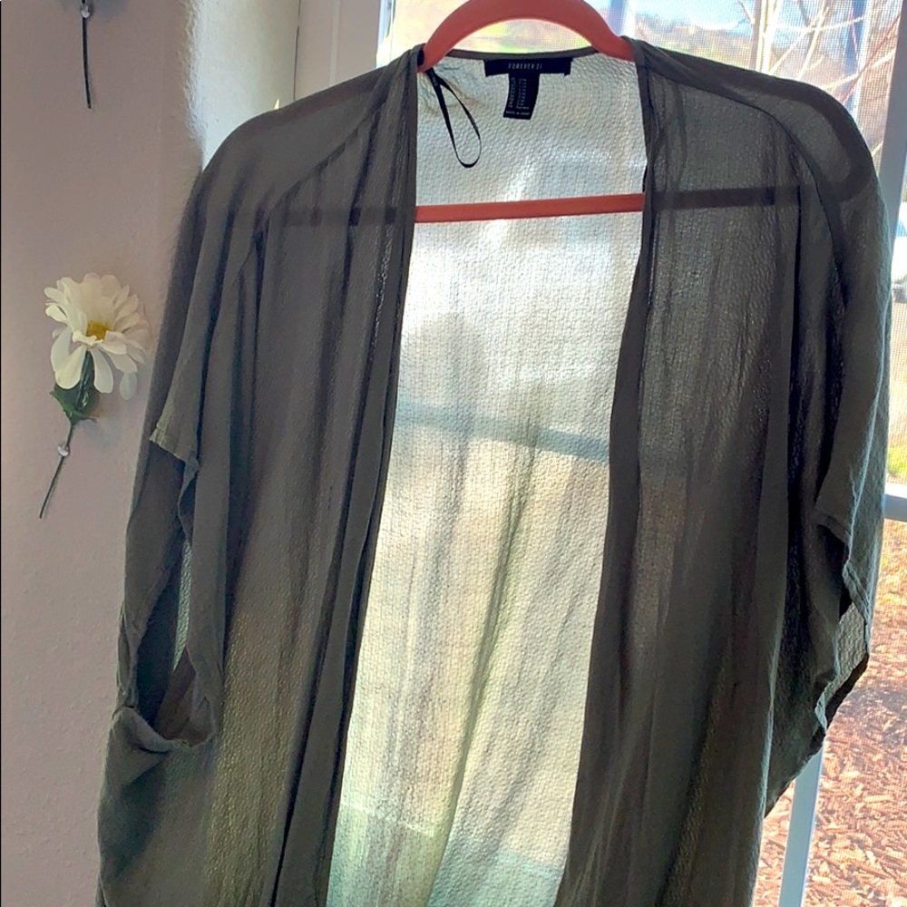 Forever 21 green coverup